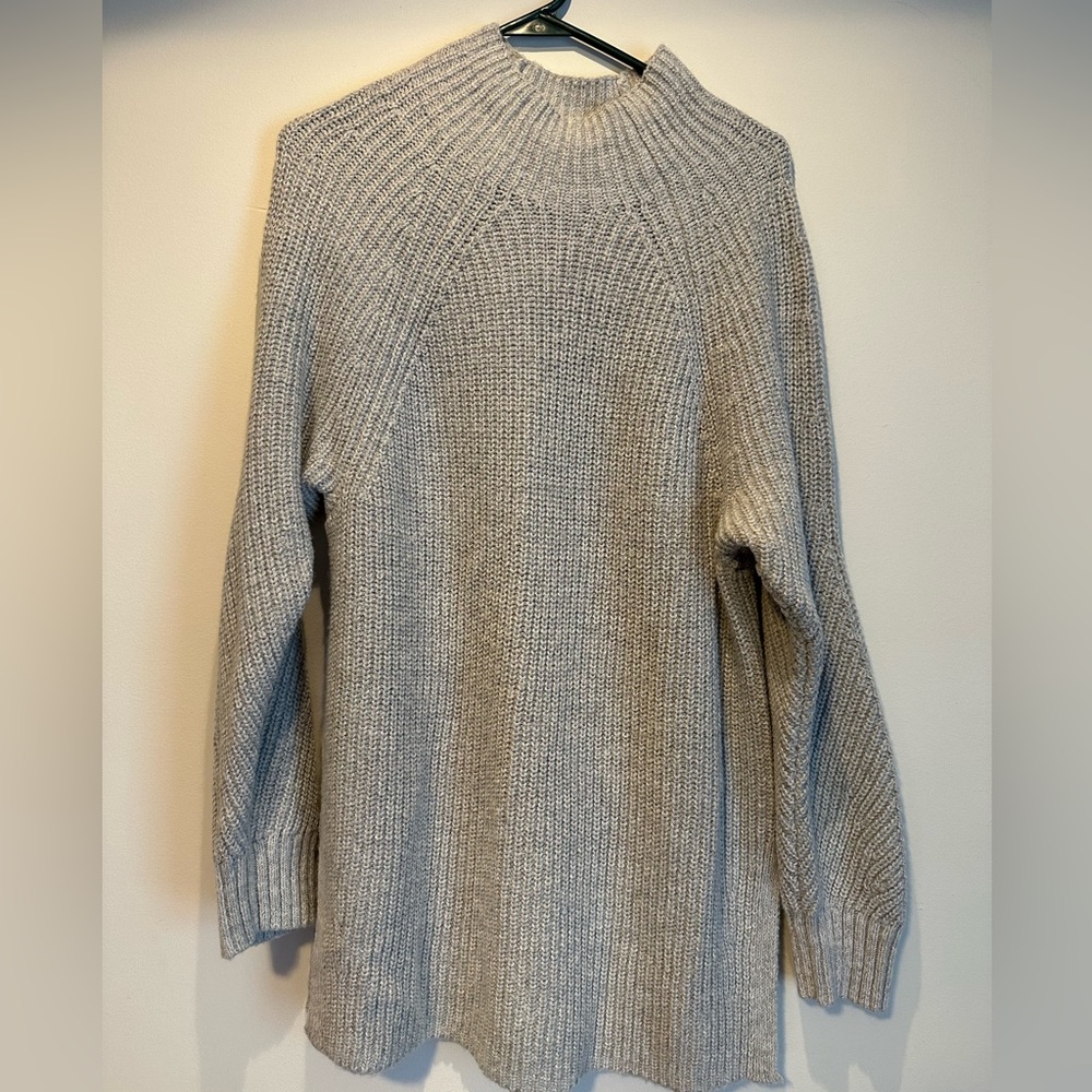 Women’s Gap Chunky Mockneck Sweater - Gray - Size Large